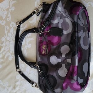 Coach sateen handbag